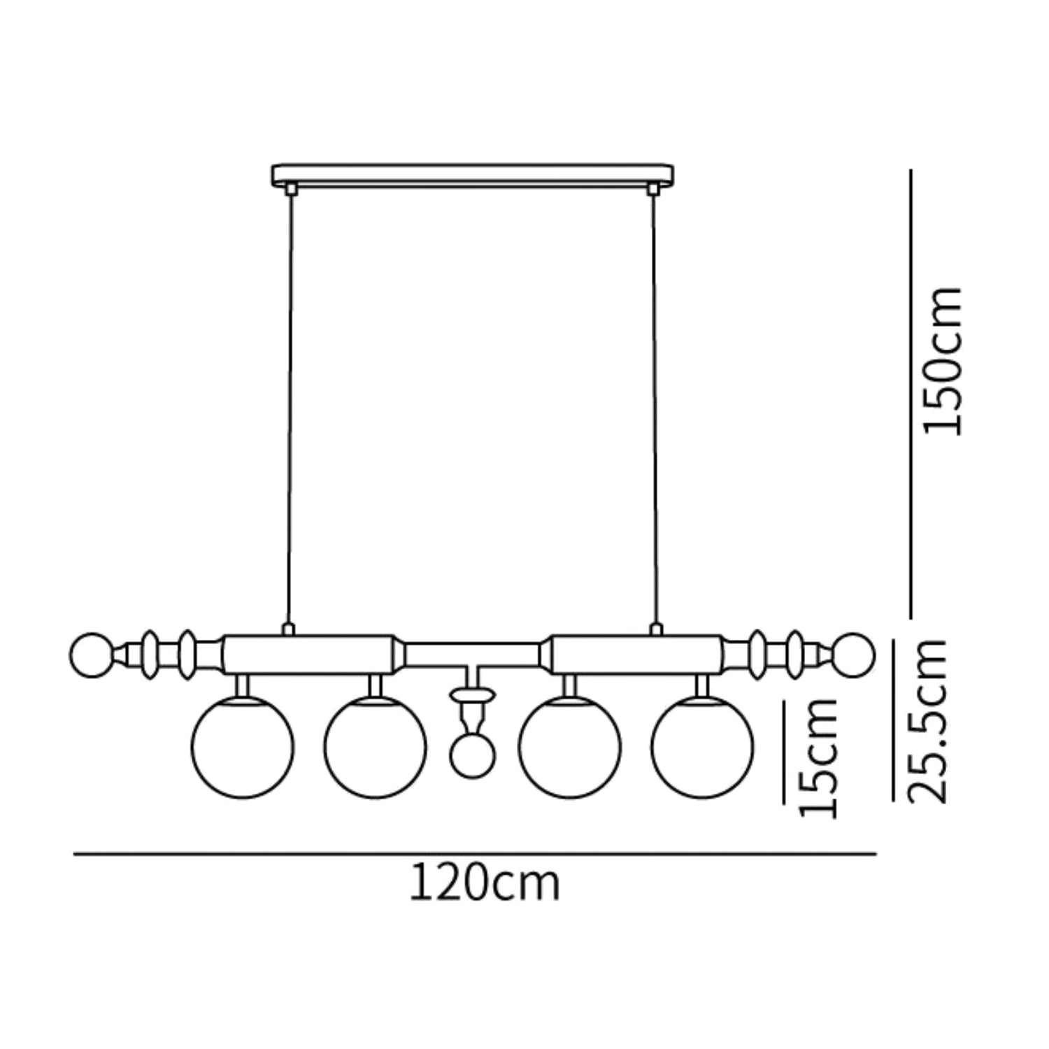 Lampada a sospensione Ramoco