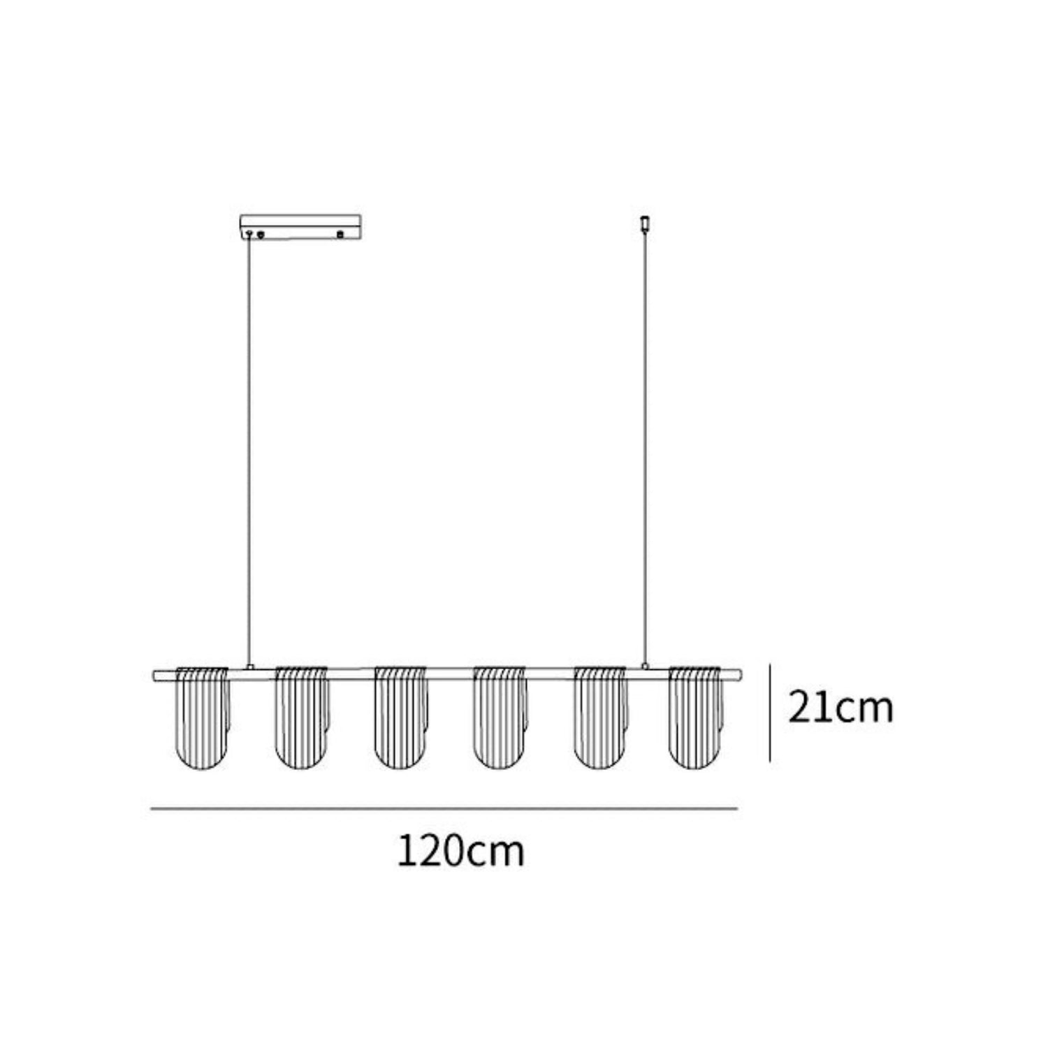 Lampada a sospensione Fovelonez