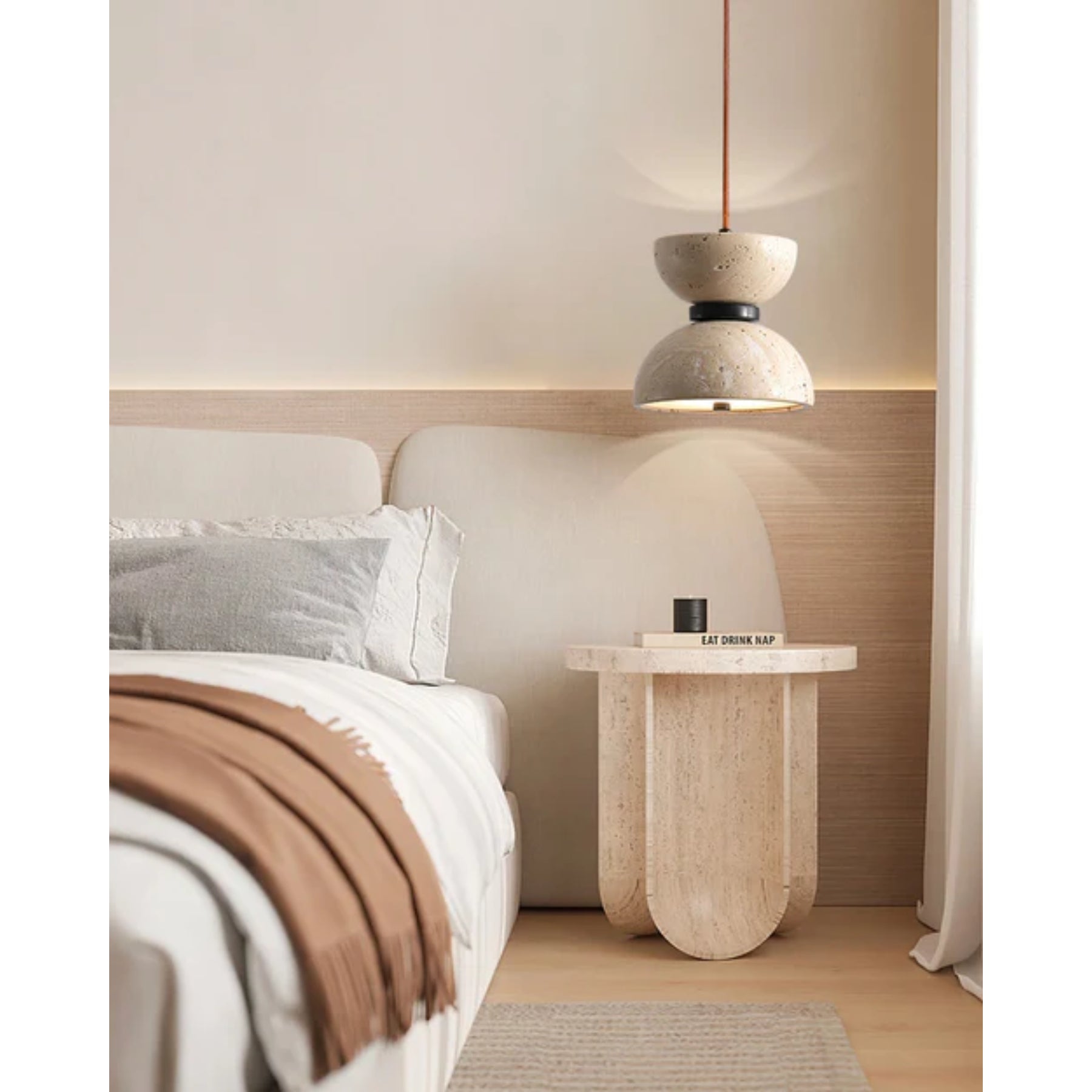 Jeleva Travertijn Hanglamp