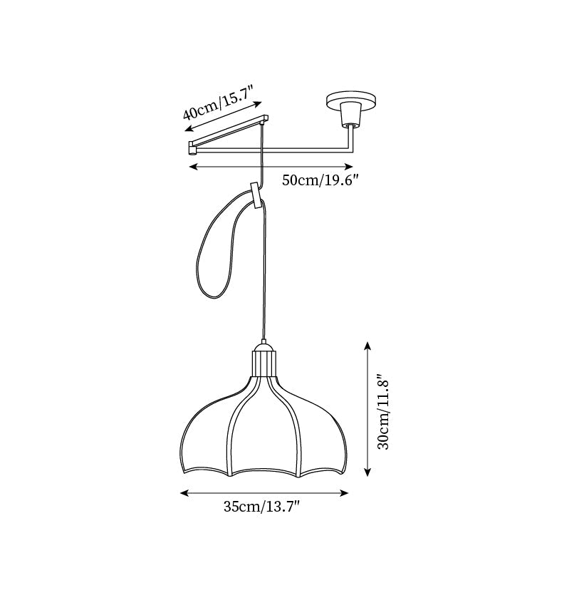 Rifa Swing Arm Hanglamp