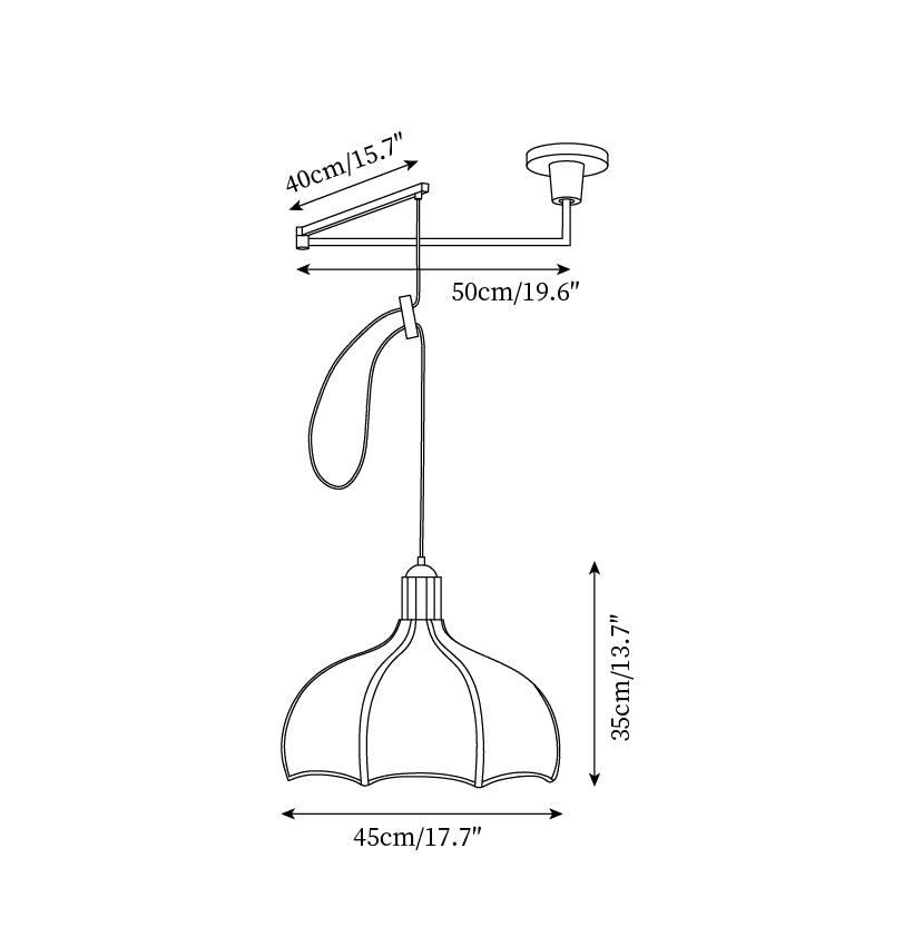 Rifa Swing Arm Hanglamp