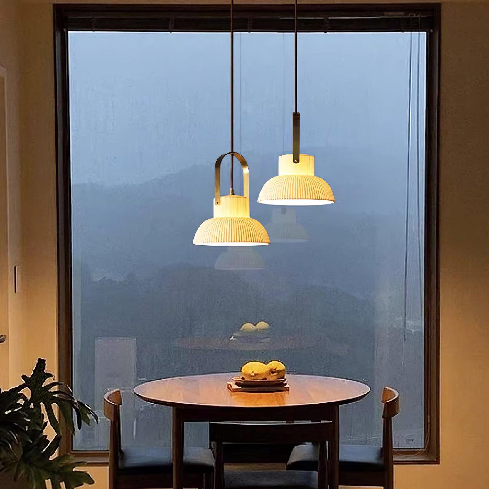 Keramische Ribvorm Hanglamp