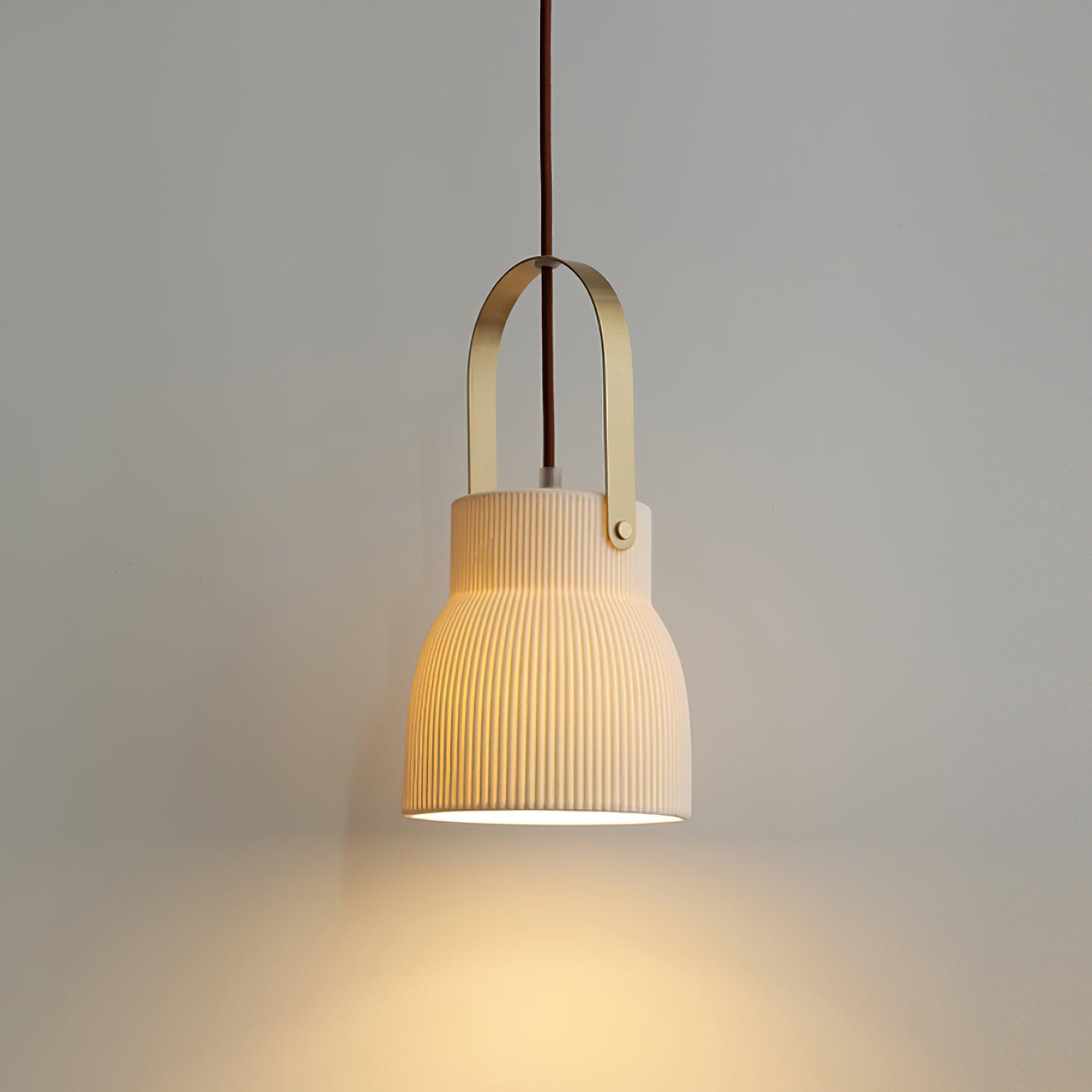 Keramische Ribvorm Hanglamp