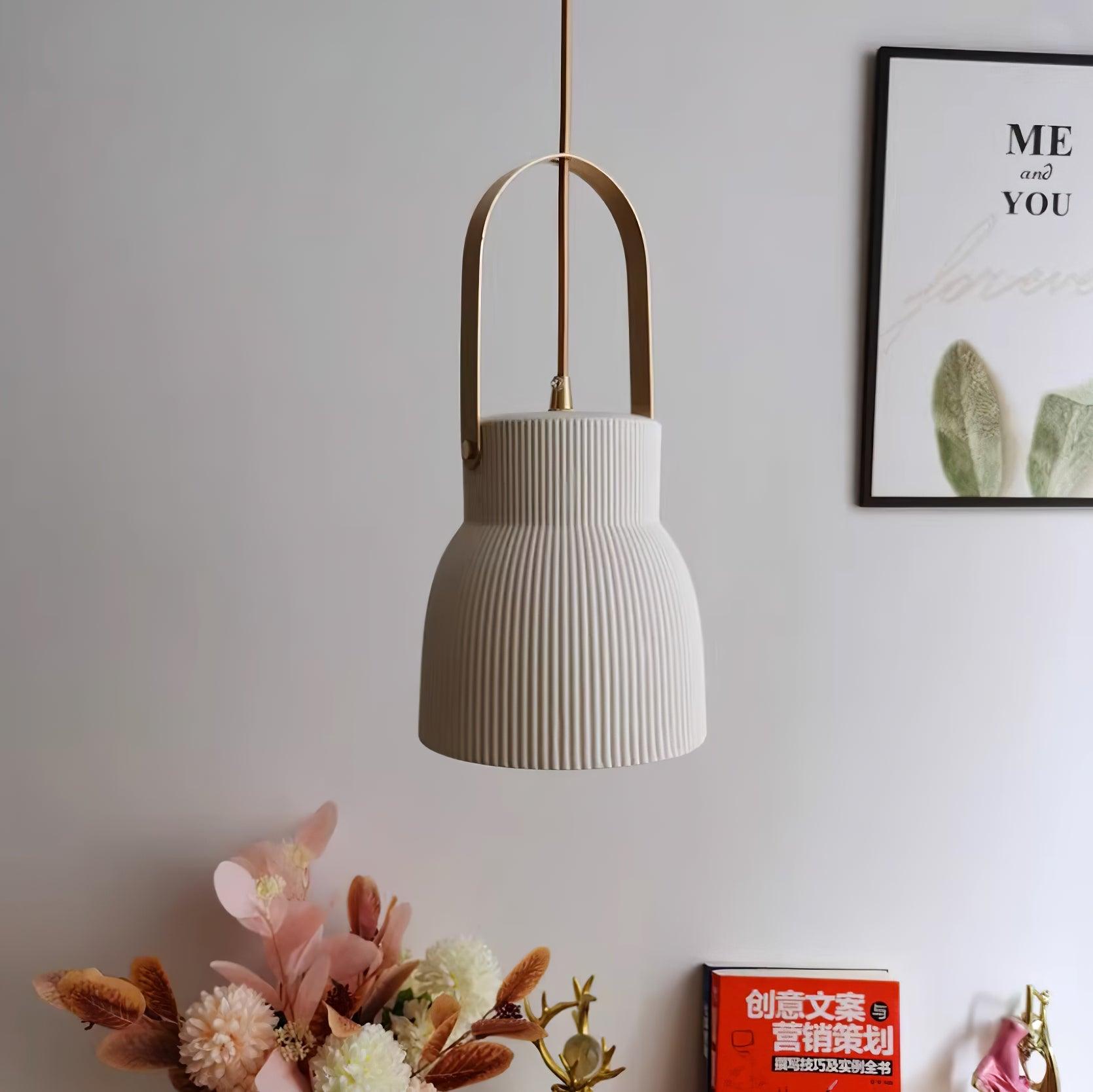 Keramische Ribvorm Hanglamp