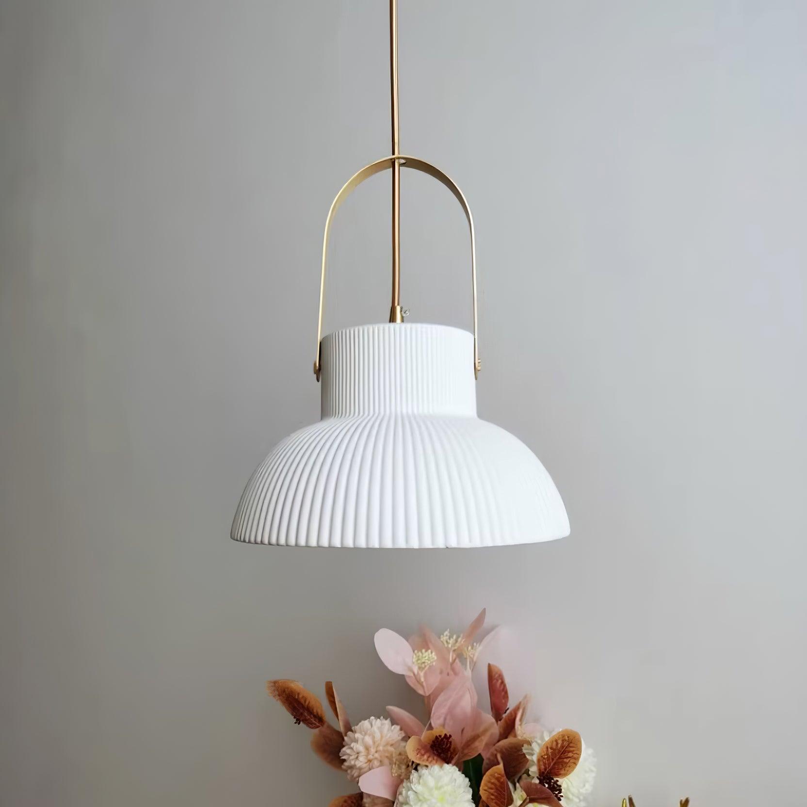 Keramische Ribvorm Hanglamp
