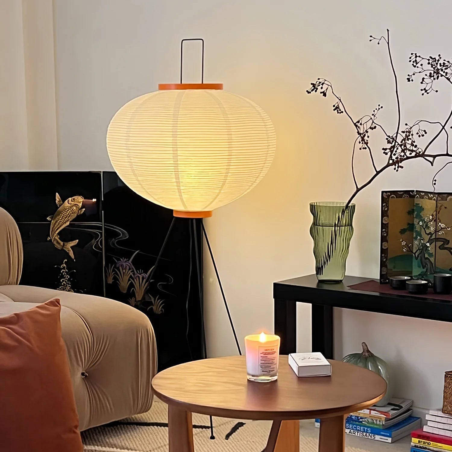 Lavon Rijstpapier Vloerlamp