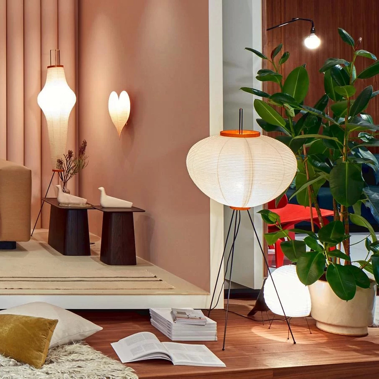 Lavon Rijstpapier Vloerlamp
