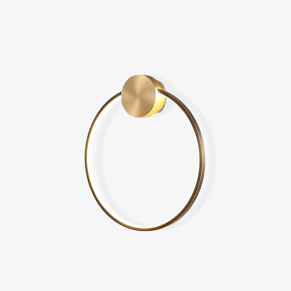 Ringled Arc Wandlamp