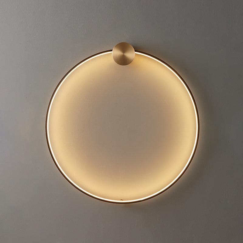 Ringled Arc Wandlamp