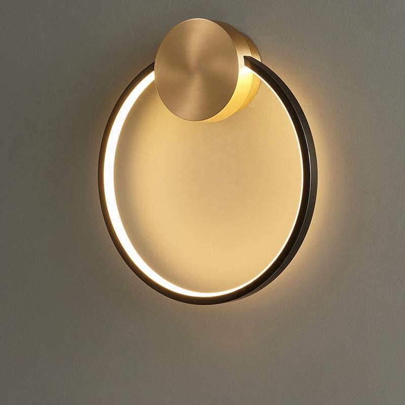 Ringled Arc Wandlamp