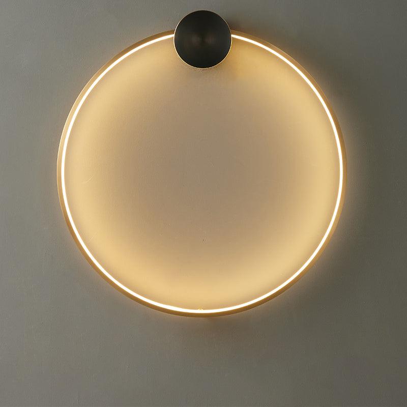 Ringled Arc Wandlamp
