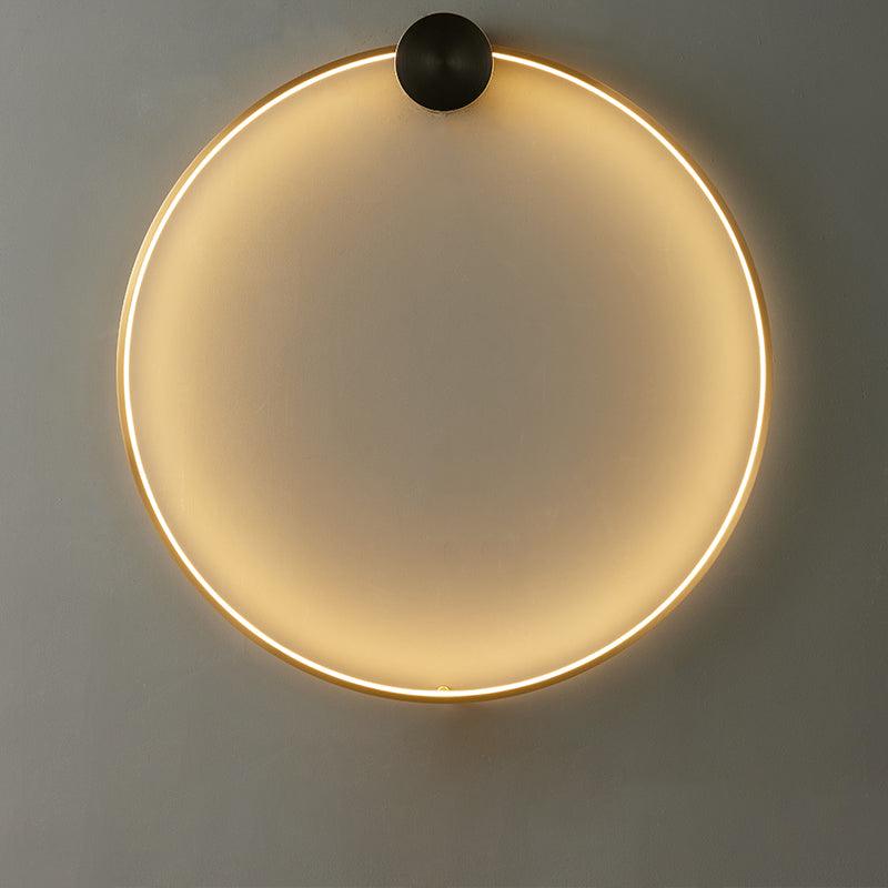 Ringled Arc Wandlamp