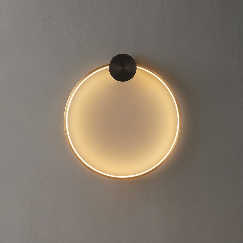 Ringled Arc Wandlamp