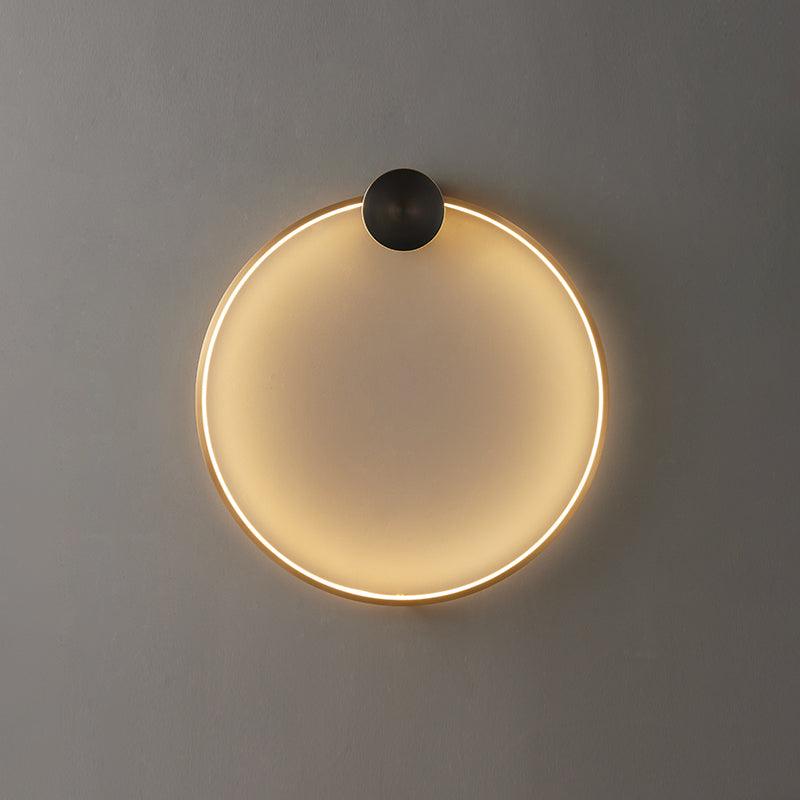Ringled Arc Wandlamp