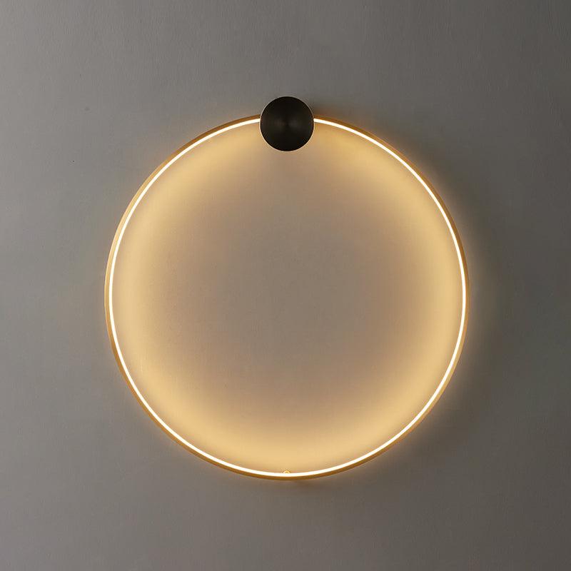 Ringled Arc Wandlamp