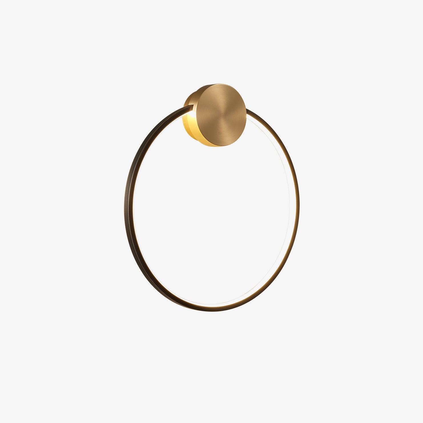Ringled Arc Wandlamp