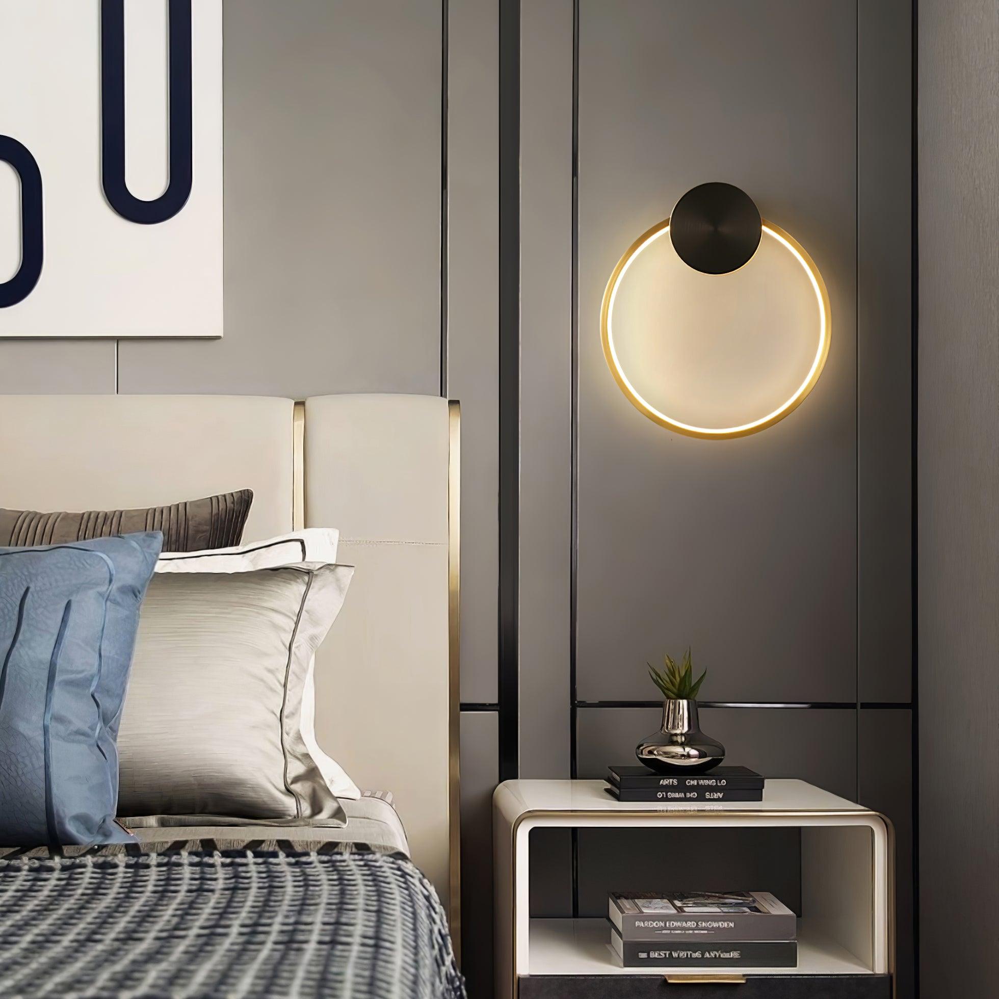 Ringled Arc Wandlamp
