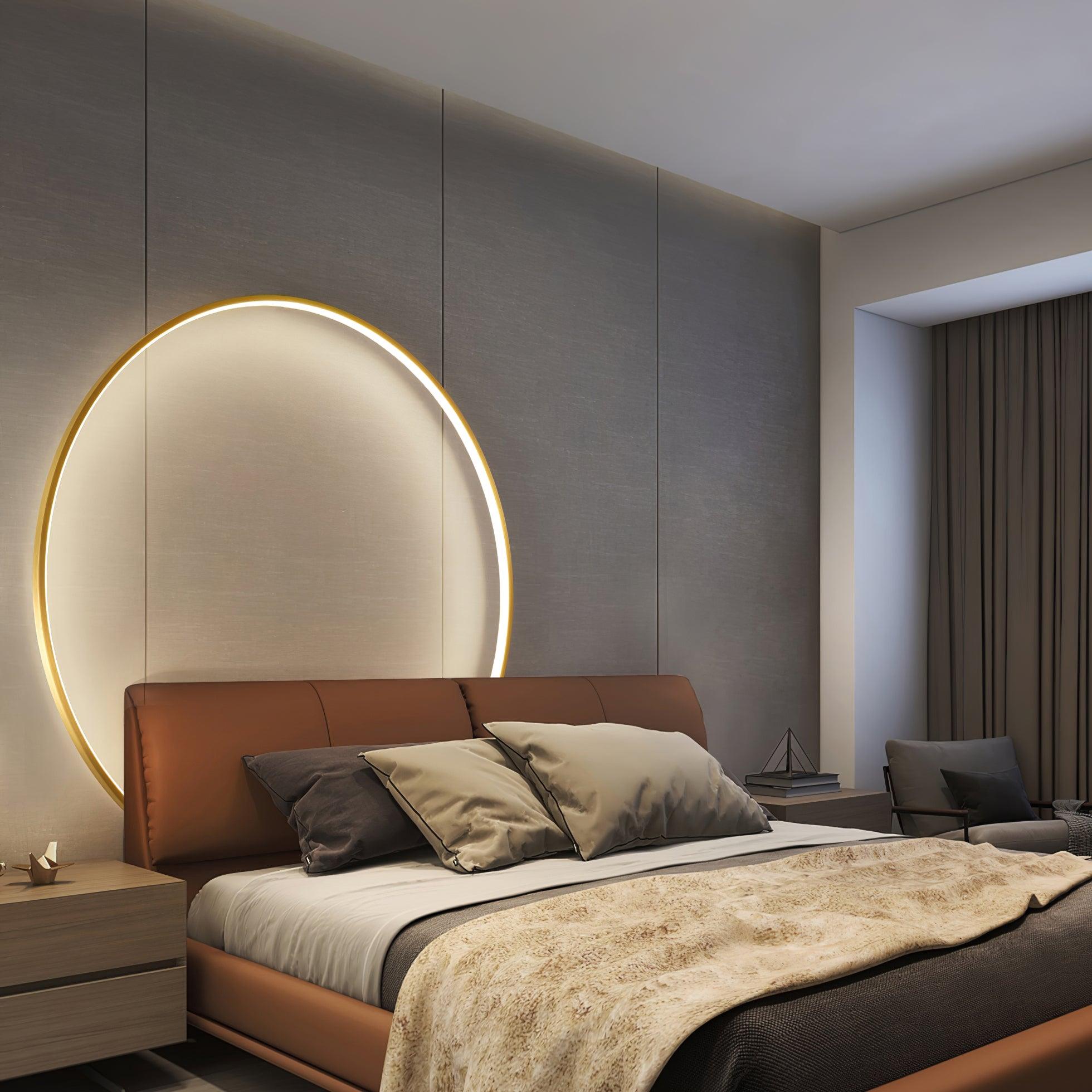 Ringled Arc Wandlamp