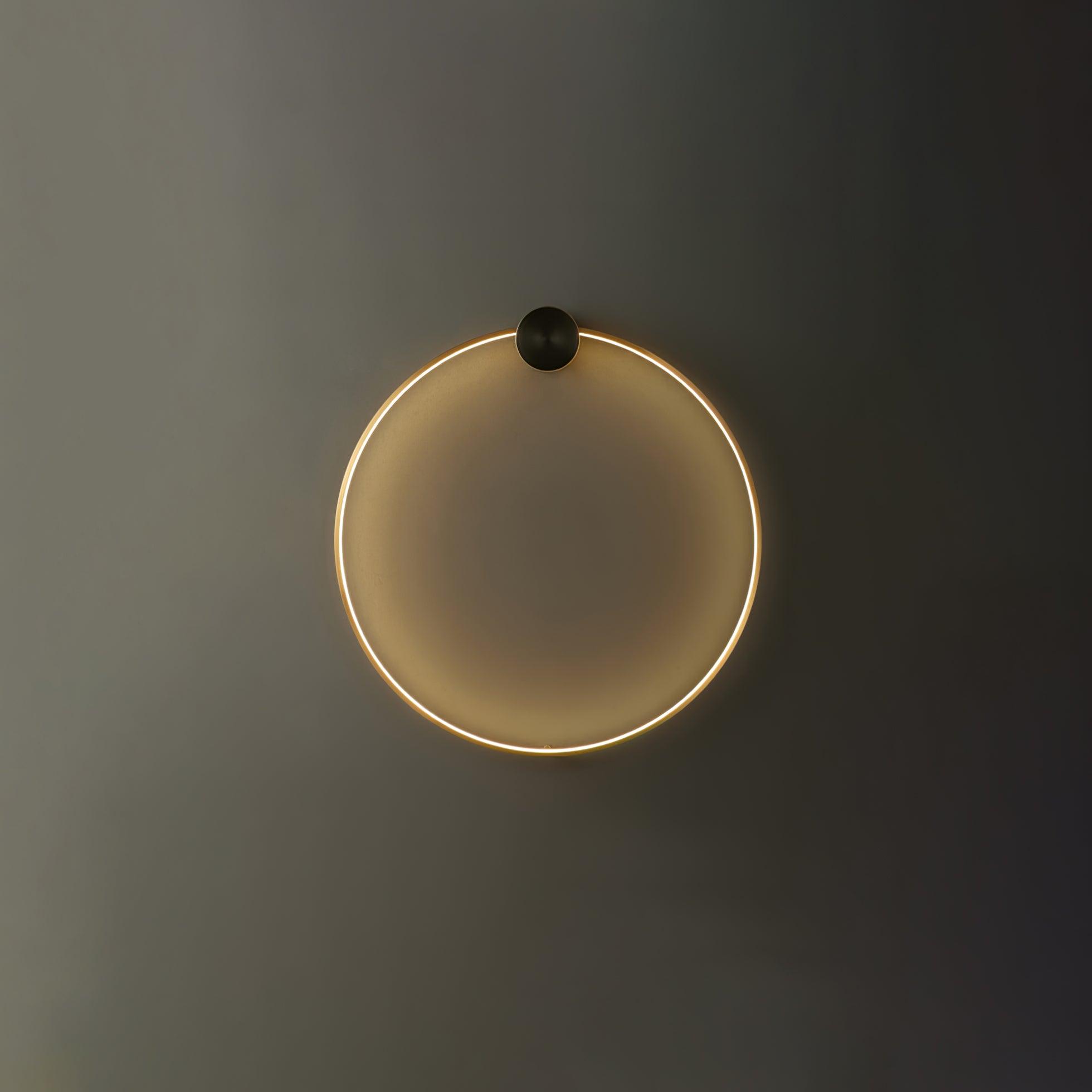 Ringled Arc Wandlamp