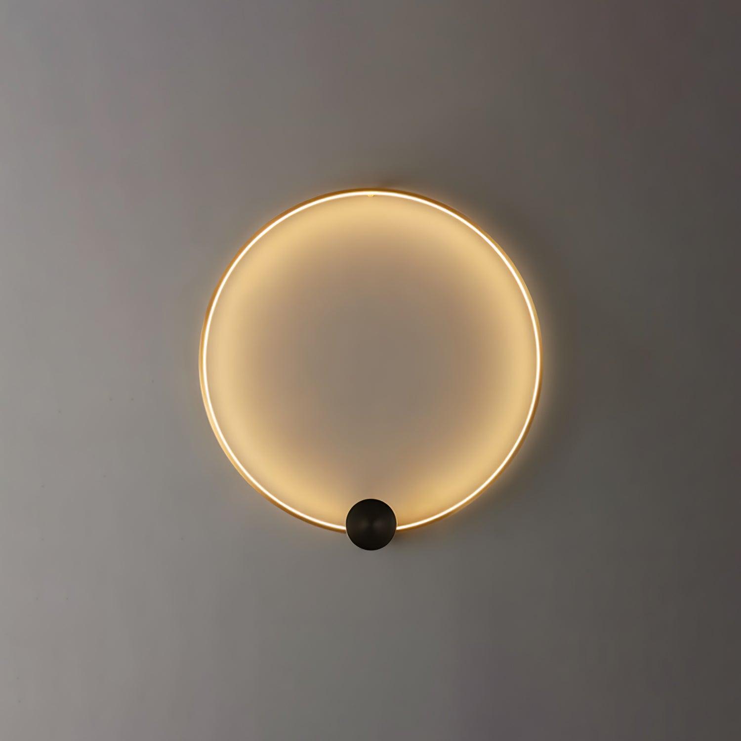 Ringled Arc Wandlamp