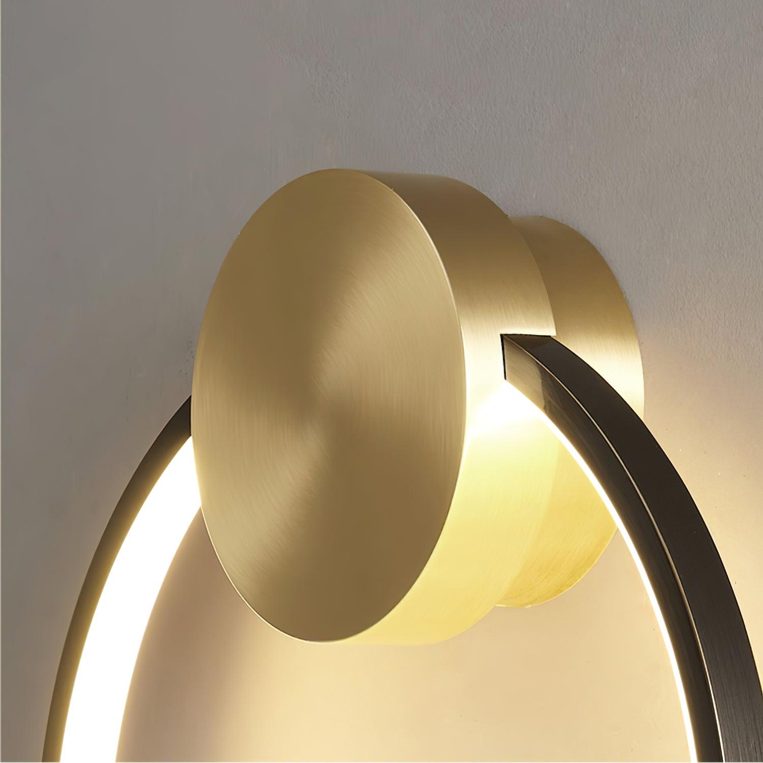 Ringled Arc Wandlamp