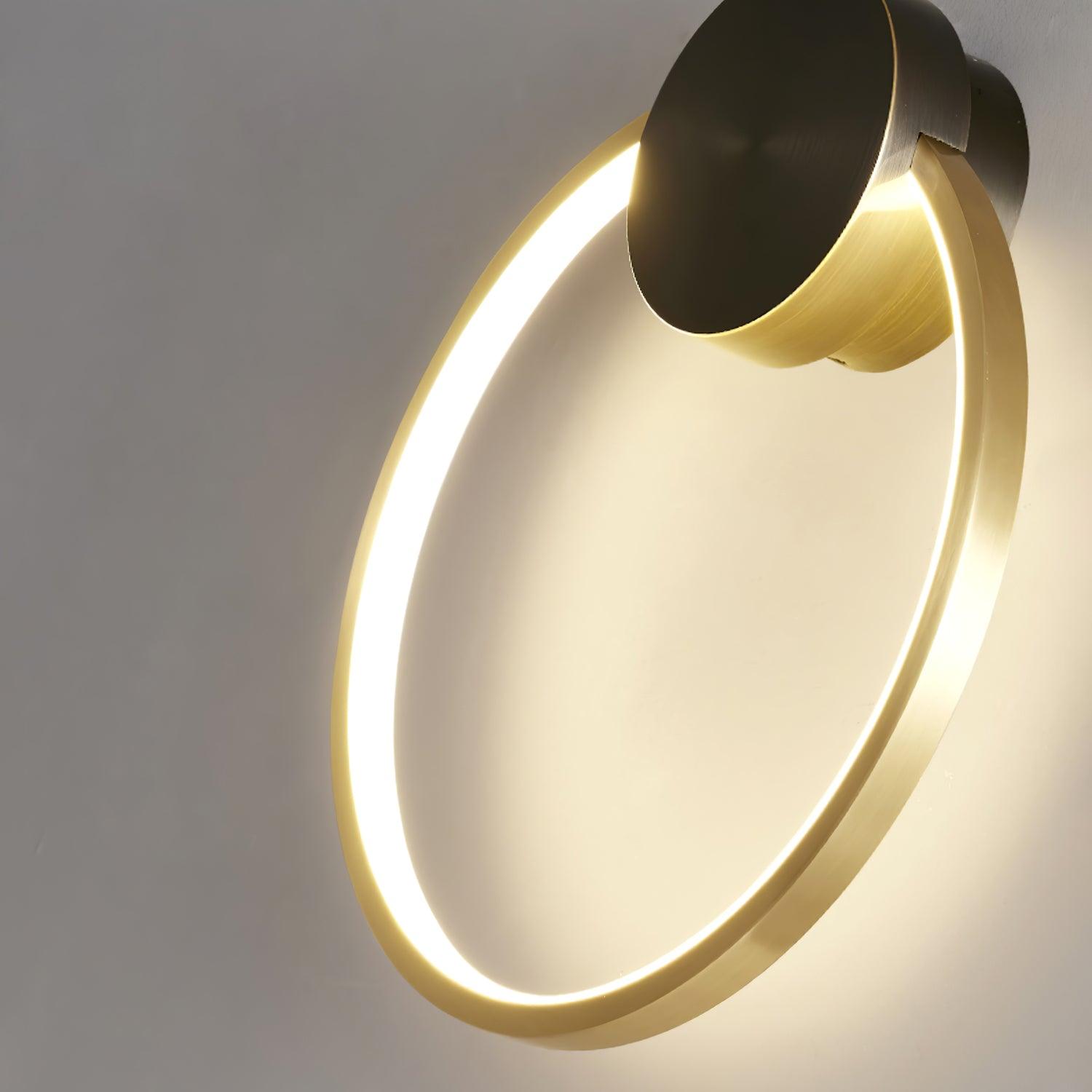 Ringled Arc Wandlamp