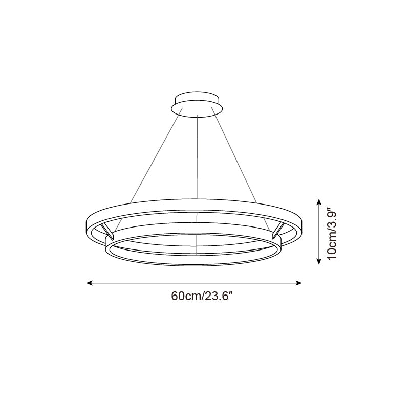 Lampada a sospensione Beylus Ringdesign