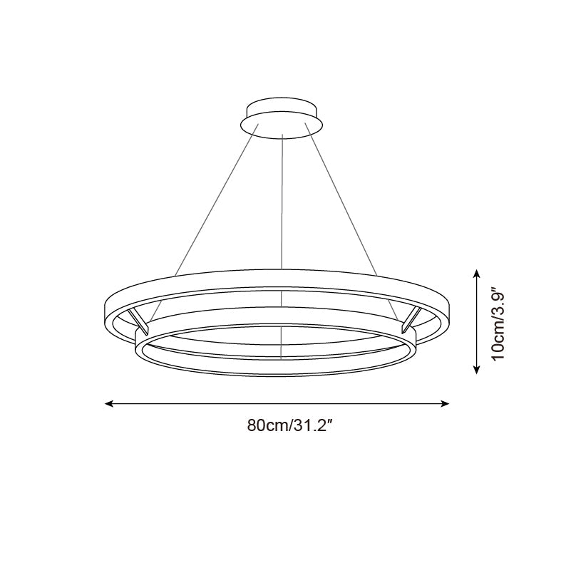 Lampada a sospensione Beylus Ringdesign