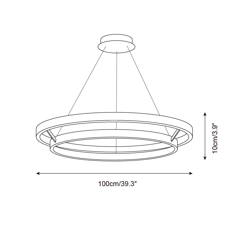 Lampada a sospensione Beylus Ringdesign