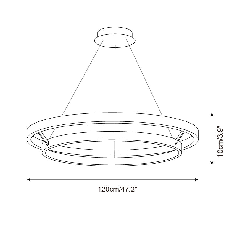 Lampada a sospensione Beylus Ringdesign