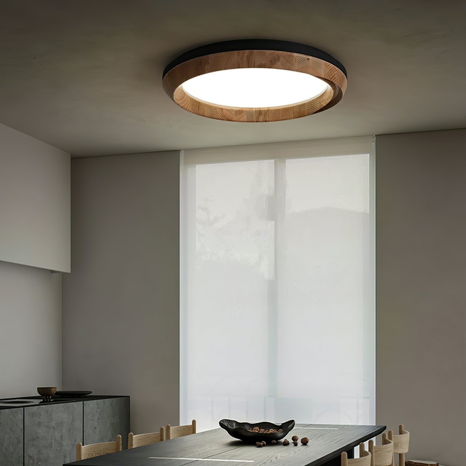 Belosca Lampada da Soffitto in Legno