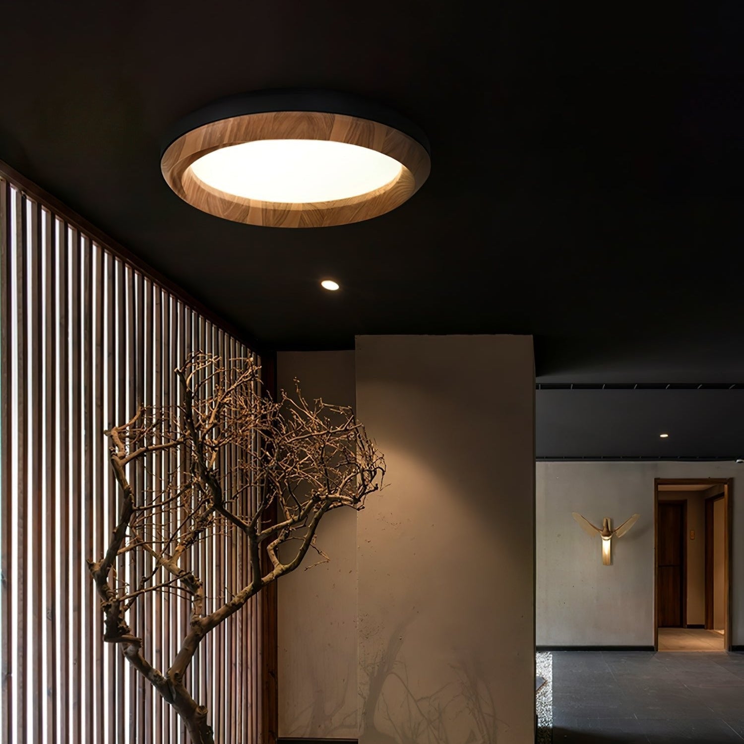 Belosca Lampada da Soffitto in Legno