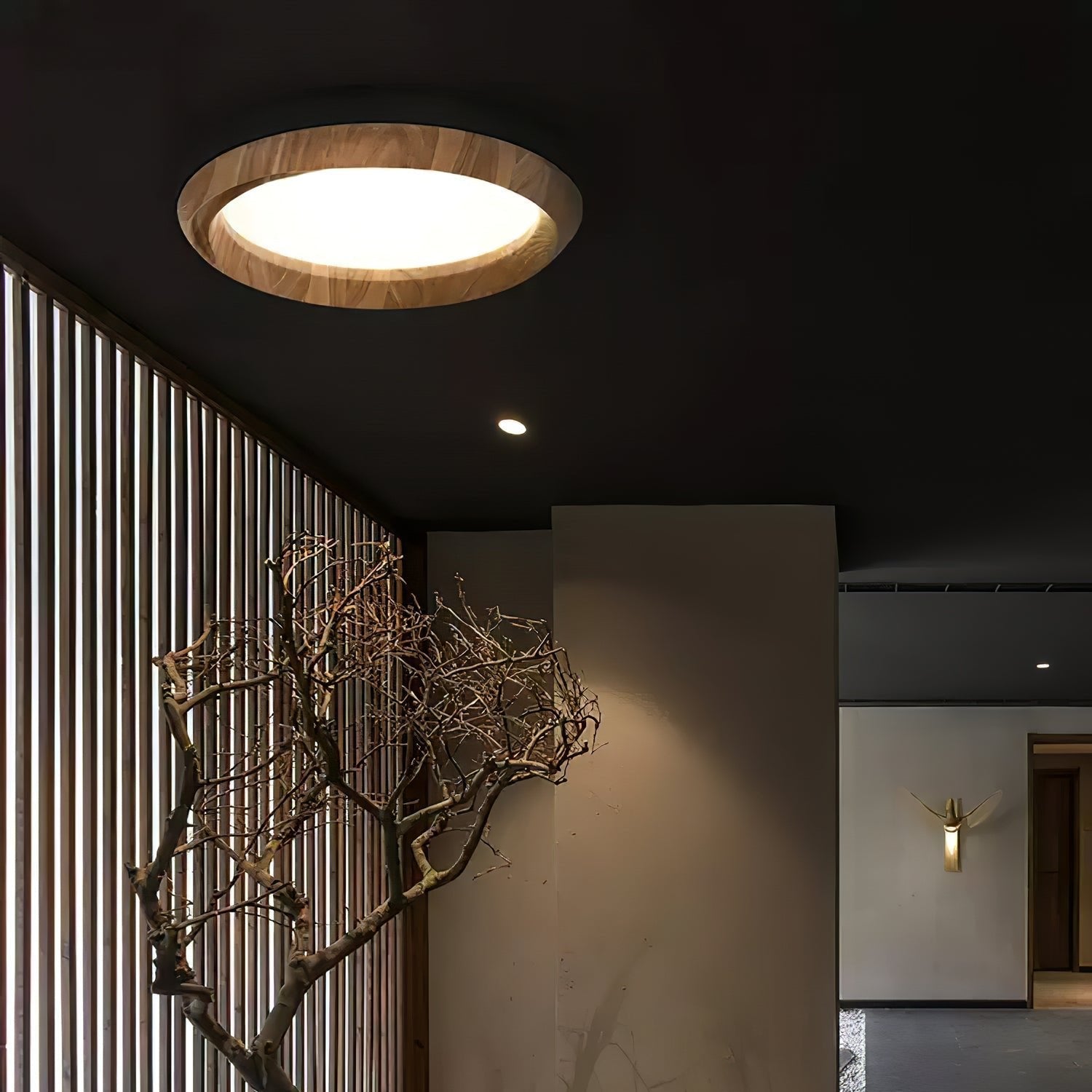 Belosca Lampada da Soffitto in Legno