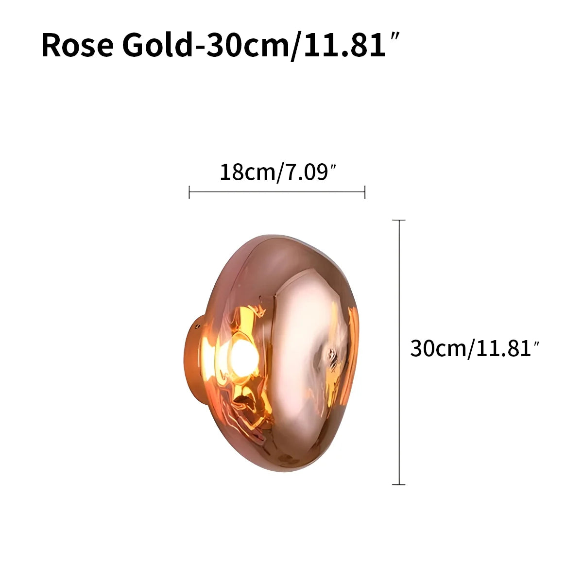 Lavastone Wandlamp