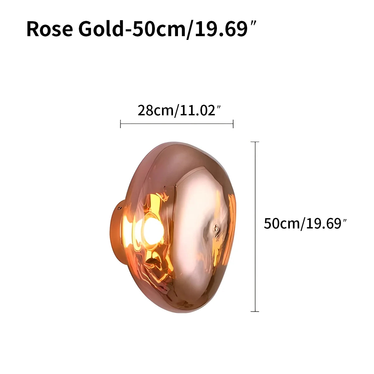 Lavastone Wandlamp