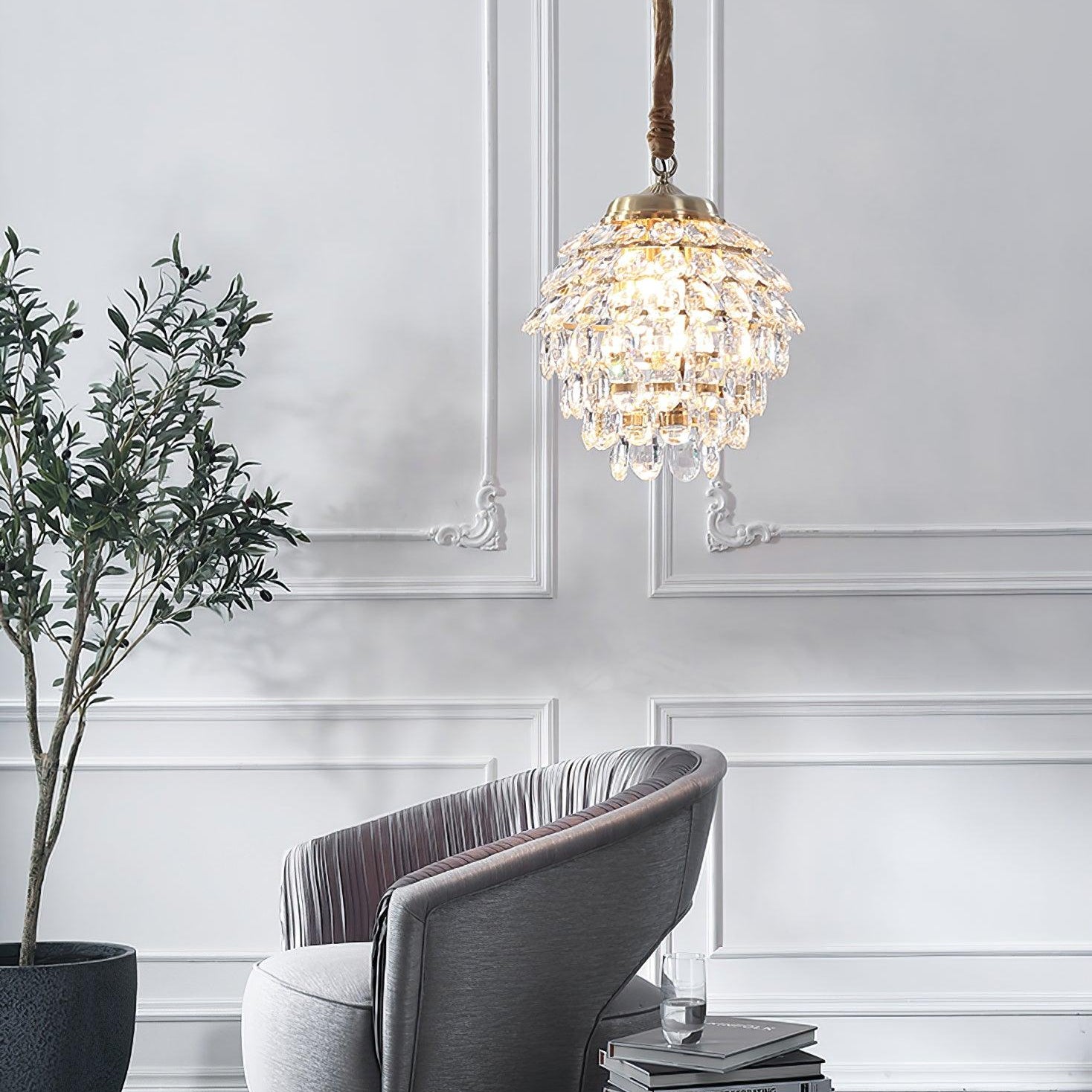 Lampada a sospensione Roassy