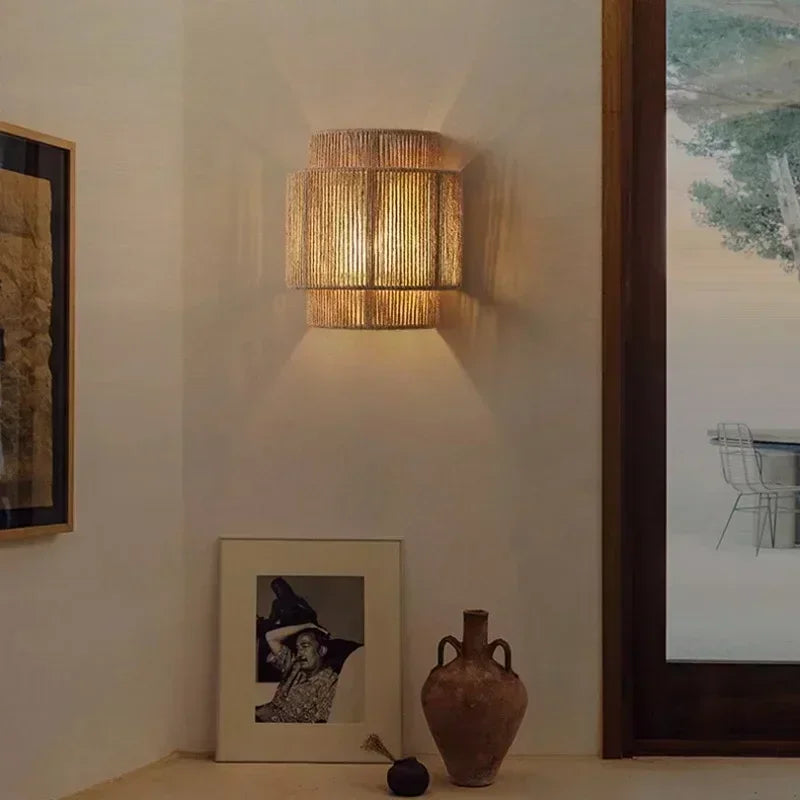 Ozu Henneptouw Wandlamp