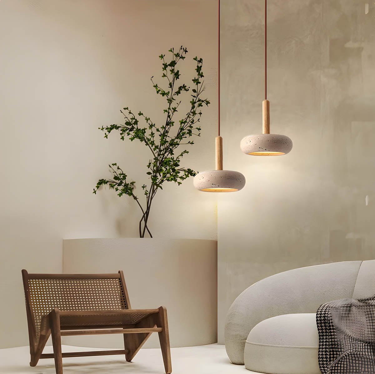Ostoha Travertijn Hanglamp