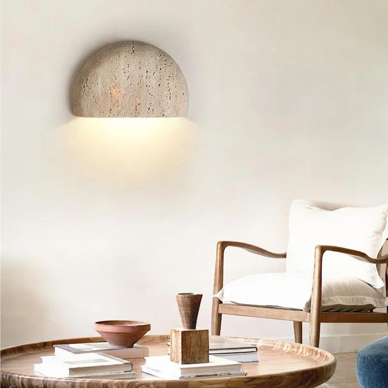 Wobeku Natuursteen Wandlamp