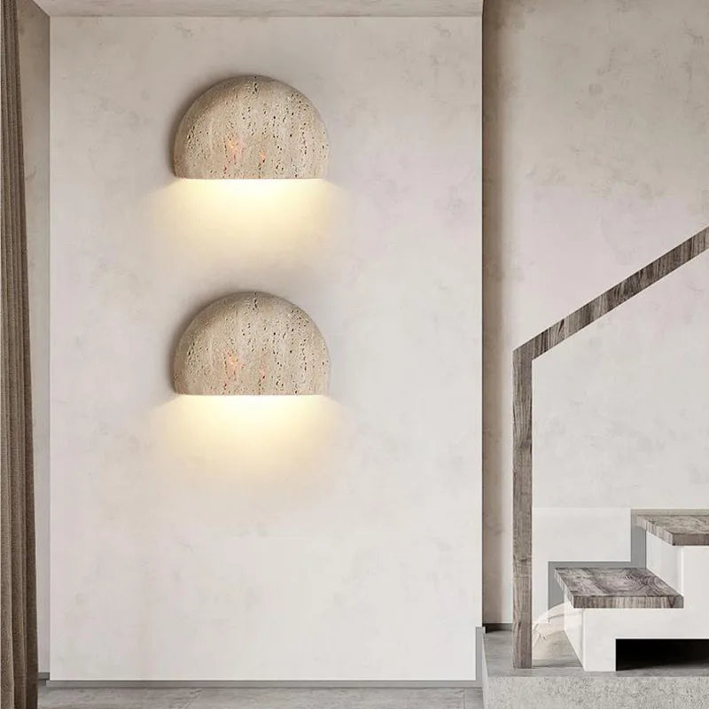 Wobeku Natuursteen Wandlamp