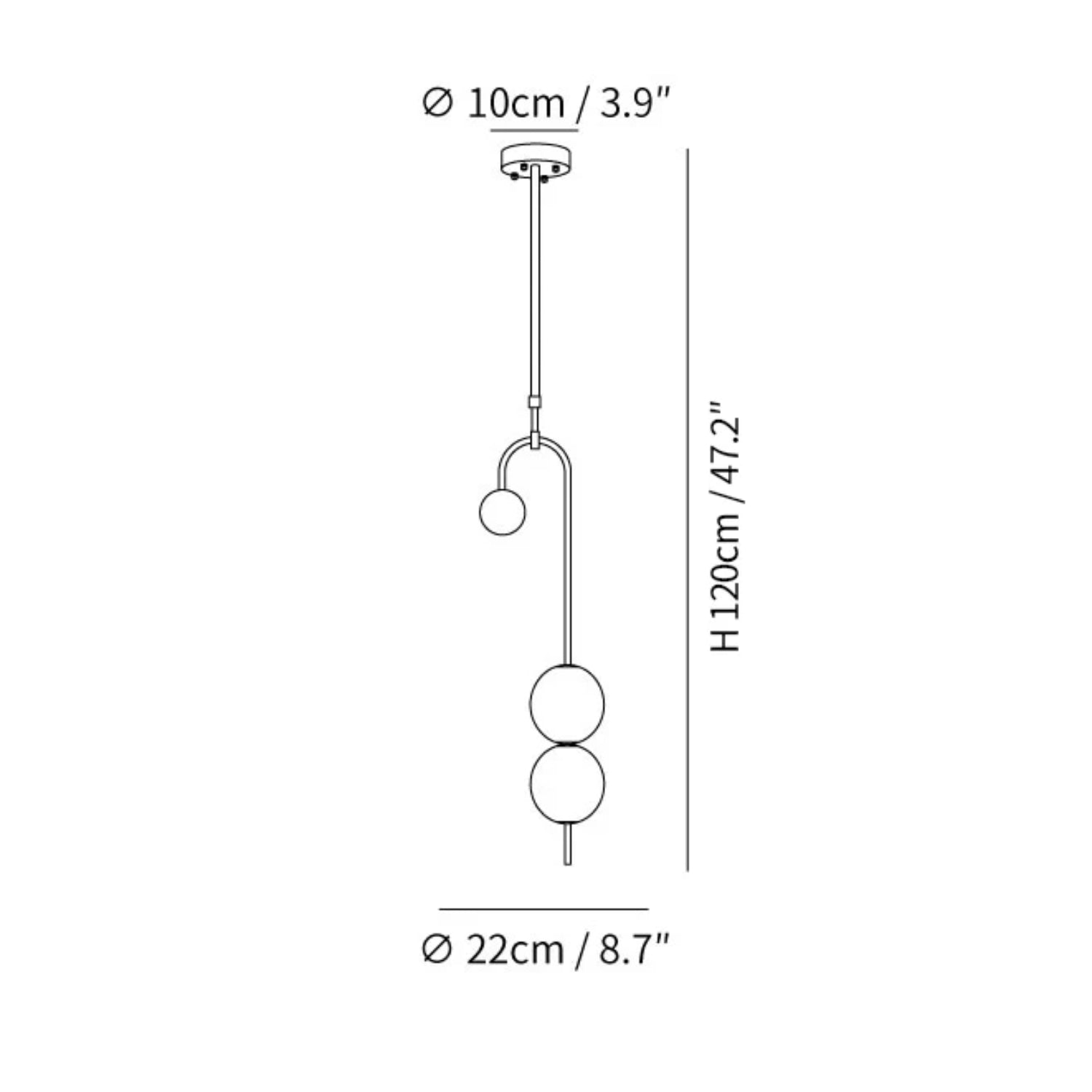 Lampada a sospensione Jofezza