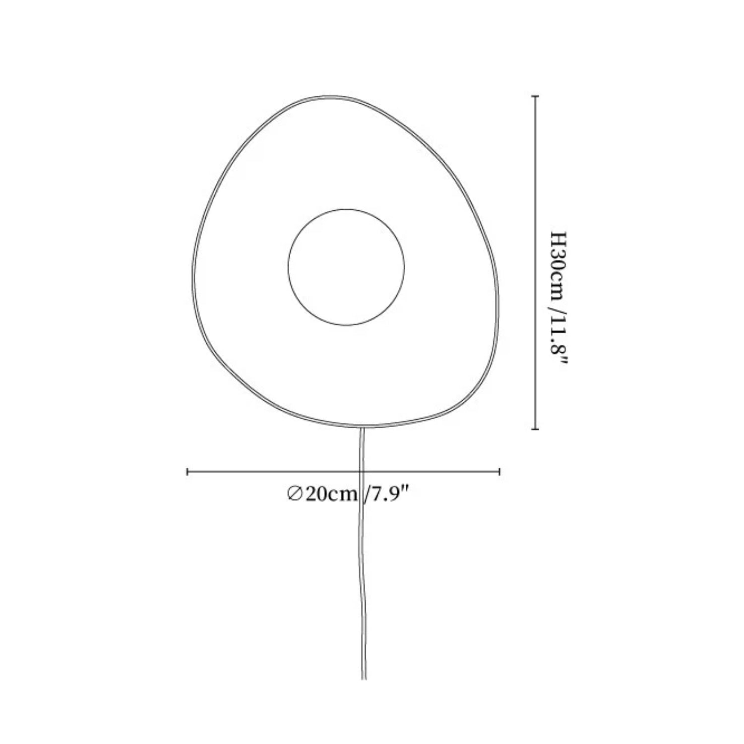 Lampada da parete Podene