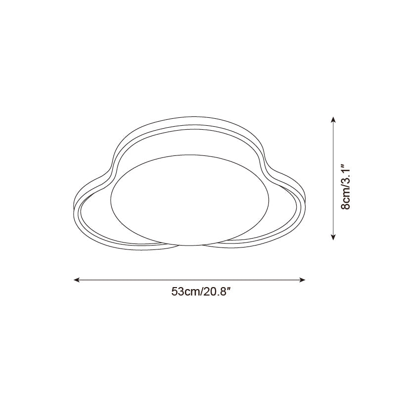 Stervorm Natuursteen Plafondlamp