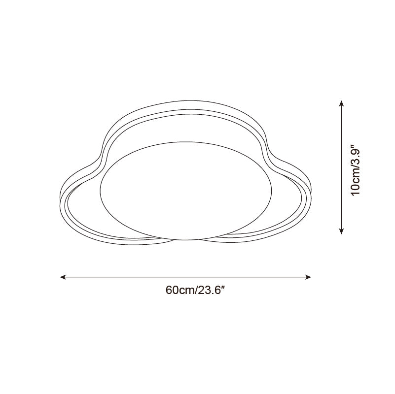 Stervorm Natuursteen Plafondlamp