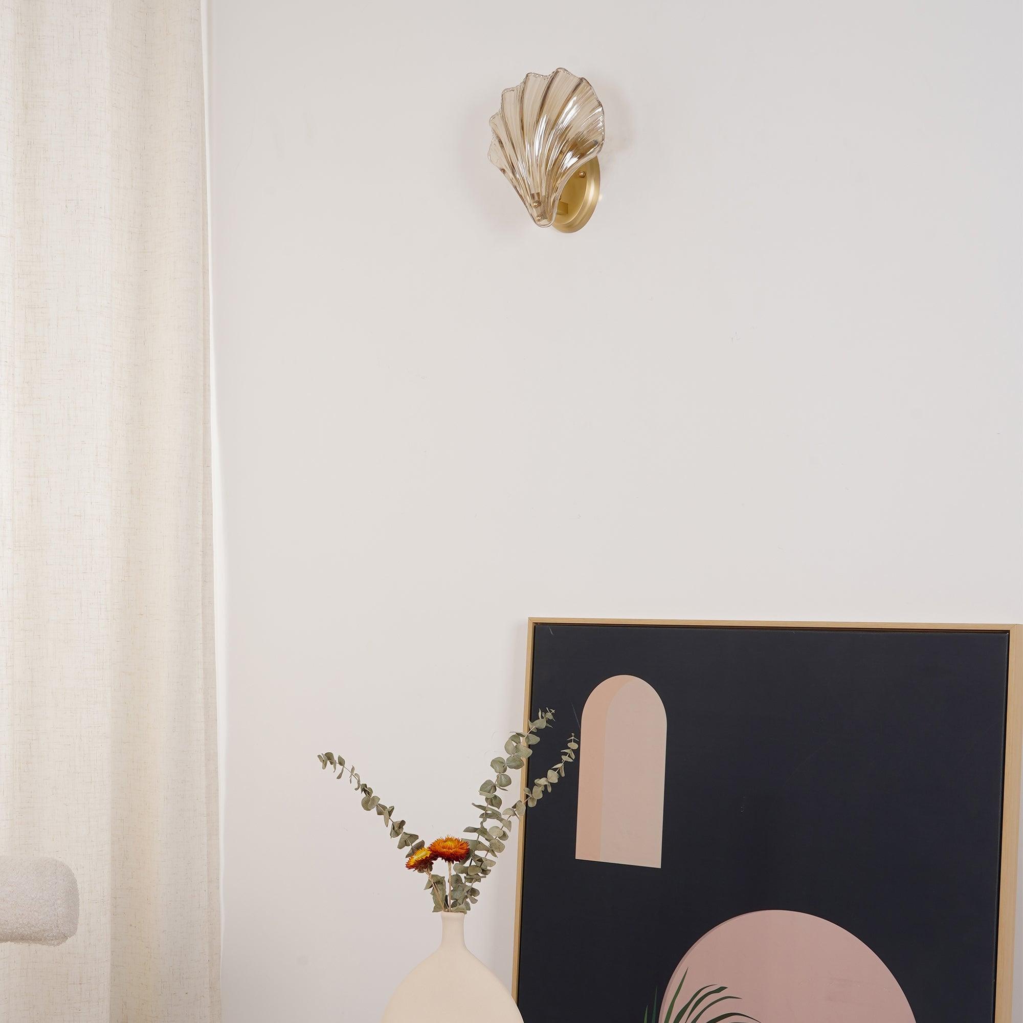 Sio Schelp Wandlamp