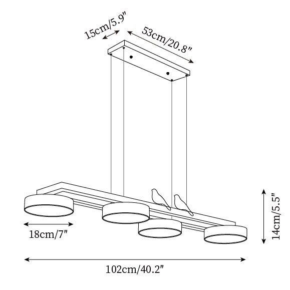 Felaro Birdlace Hanglamp