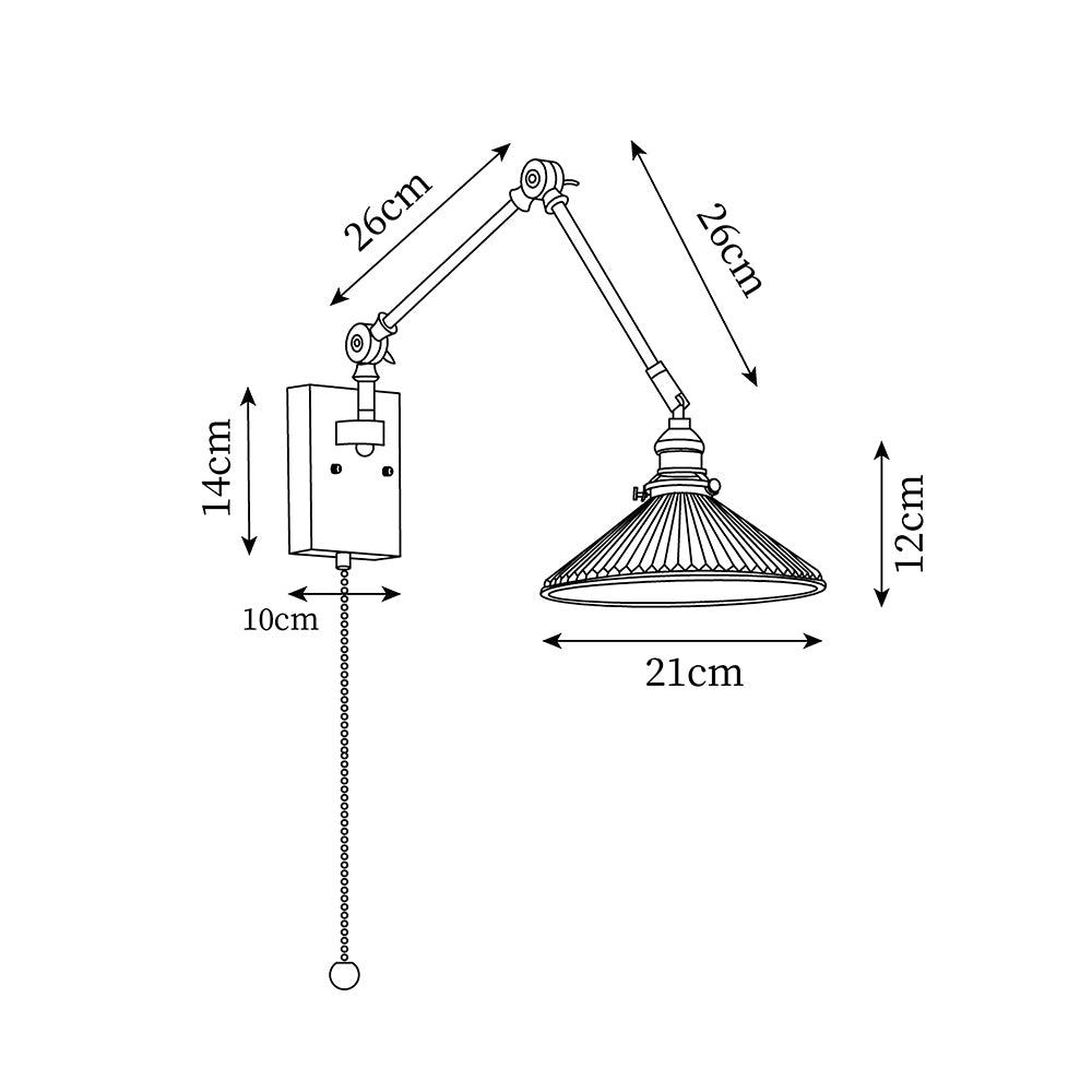 Etravio Wandlamp