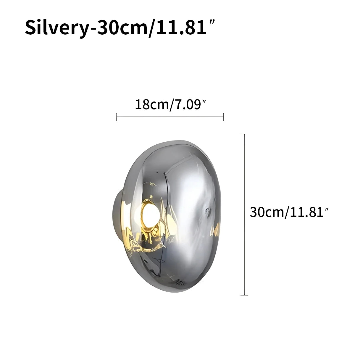 Lavastone Wandlamp