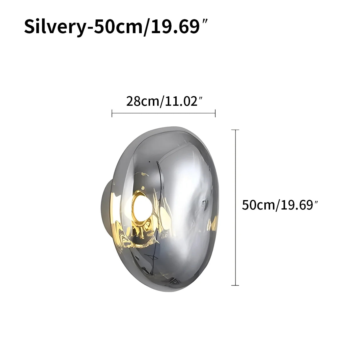 Lavastone Wandlamp