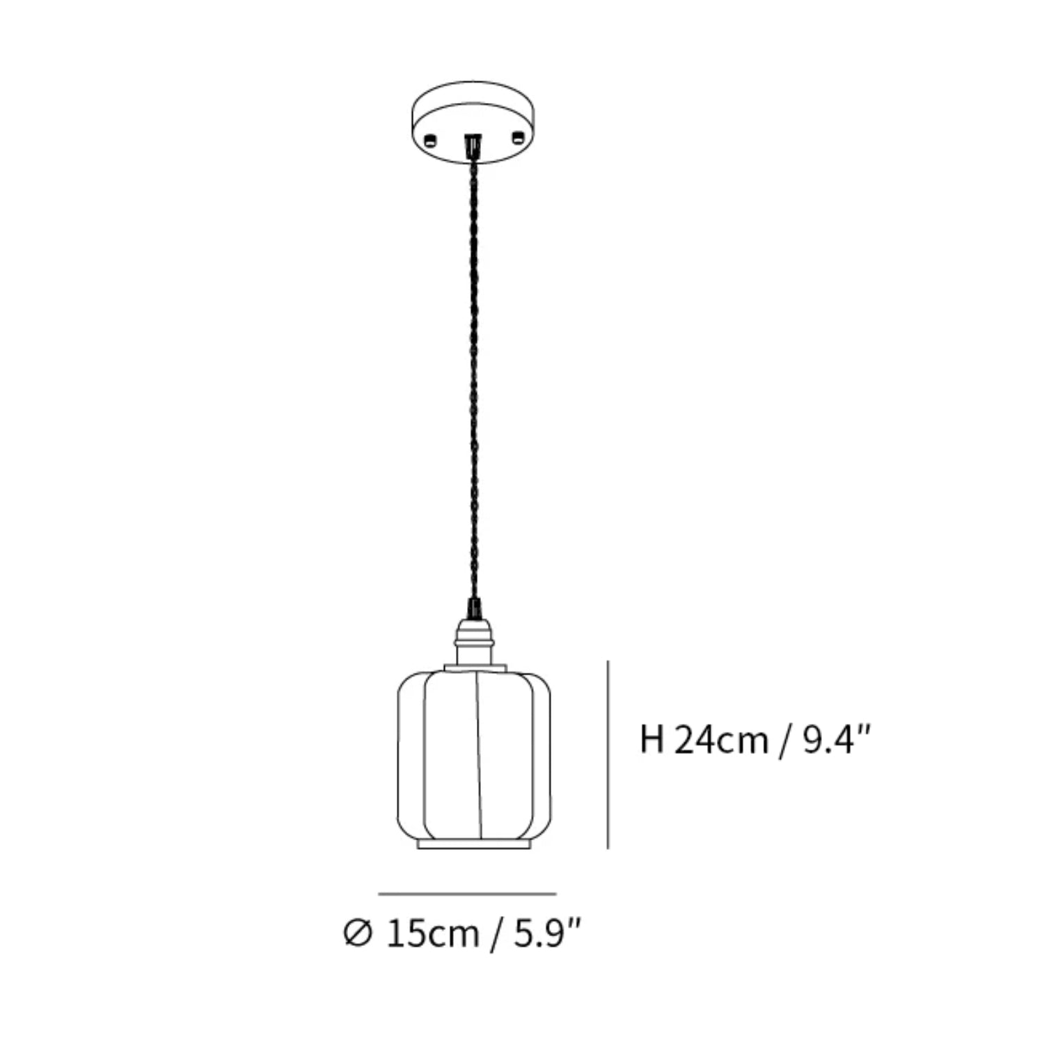 Lampada a sospensione Fomez